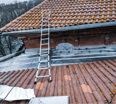 Réfection du terrasson en zinc d'un batiment public de Toulouse Acrobat Travaux Vieille-Toulouse