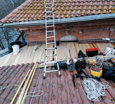 Réfection du terrasson en zinc d'un batiment public de Toulouse Acrobat Travaux Vieille-Toulouse