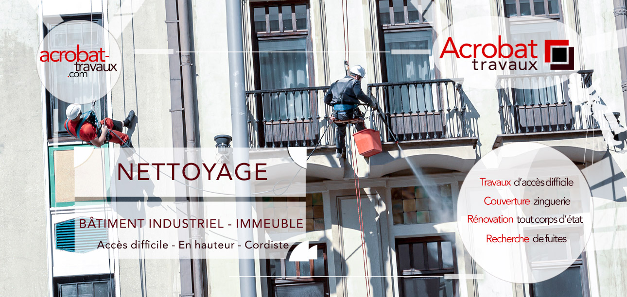 Acrobat Travaux intervient sur les ouvrages en hauteur, pont, bâtiment, structure où les accès peuvent être difficiles, sur des bâtiments ou des édifices publics et privés sur la région toulousaine, au centre ville et dans les zones industrielles