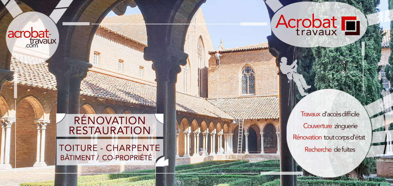 Rénovation, restauration bâtiment, co-propriété, bâtiment ancien...Acrobat Travaux