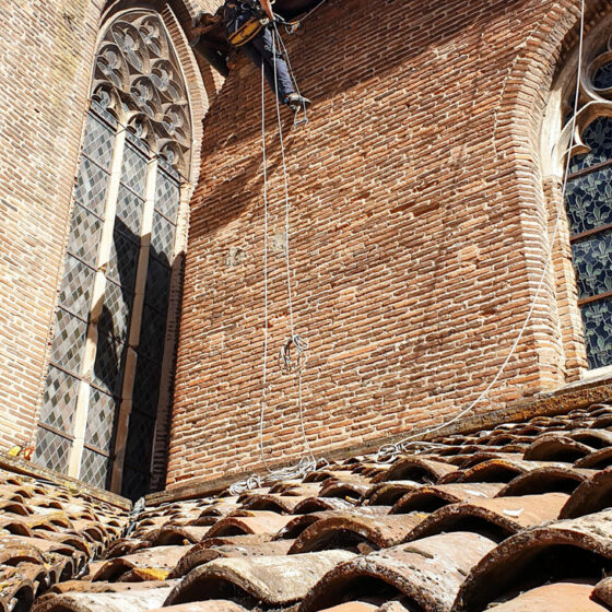 Travaux en hauteur accès difficile cordiste avec Acrobat Travaux sur Vieille-Toulouse, Lacroix-Falgarde, Pechbusque, Aureville, Auzeville